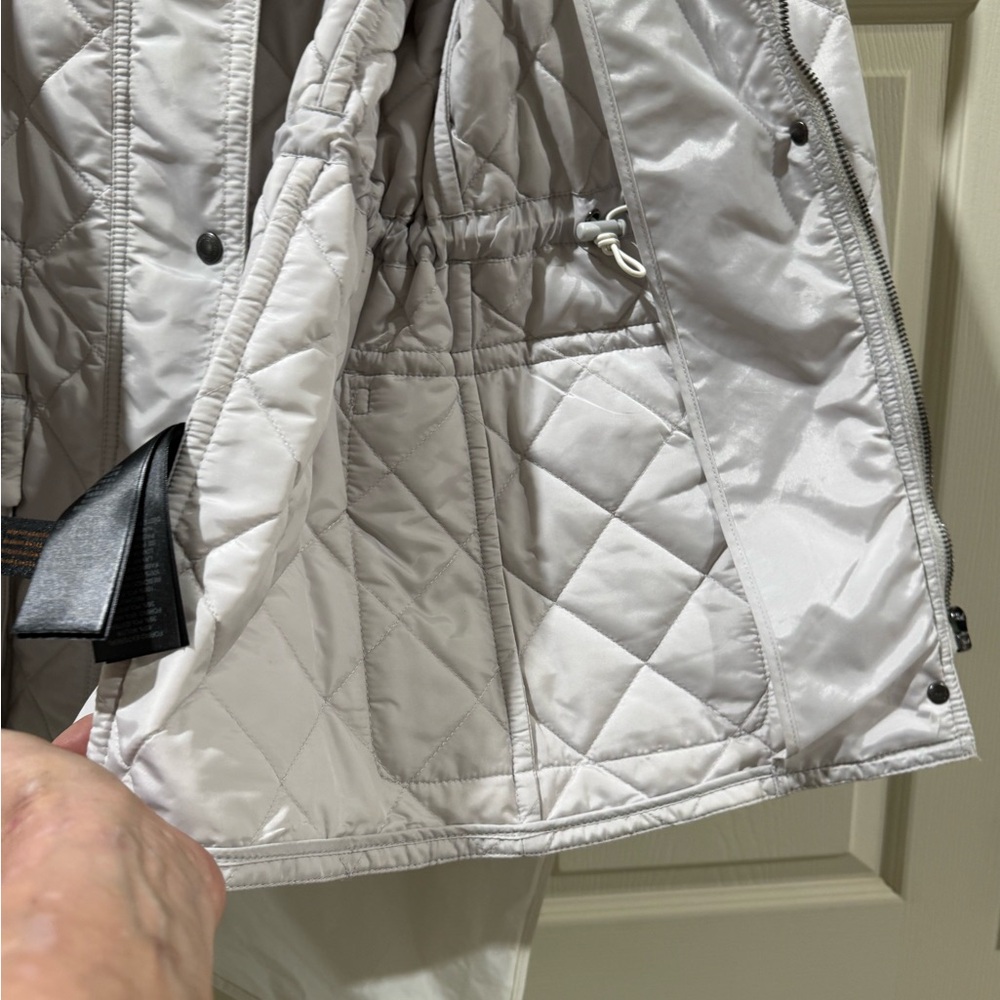 Coach Quilted Puffer Jacket in Light Gray - Picture 6 of 10